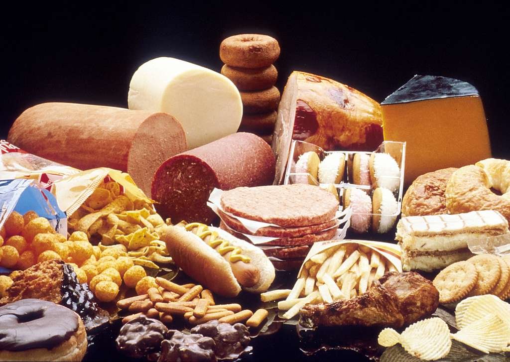 Different types of foods