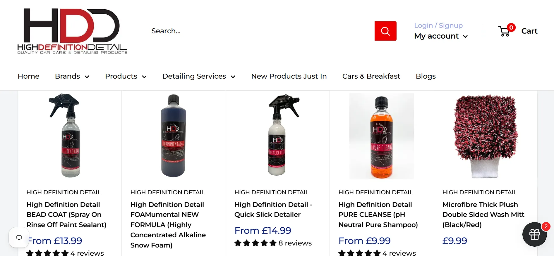 High Definition Detail local SEO portfolio project